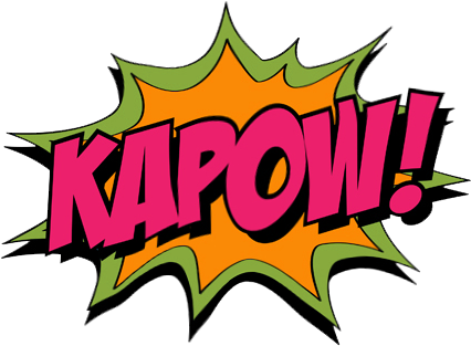 Cartoon Kapow (448x326), Png Download