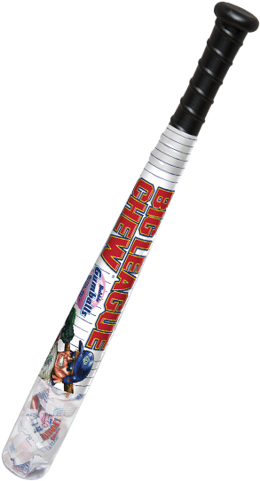 Share - Big League Baseball Bat With Gumball (600x600), Png Download