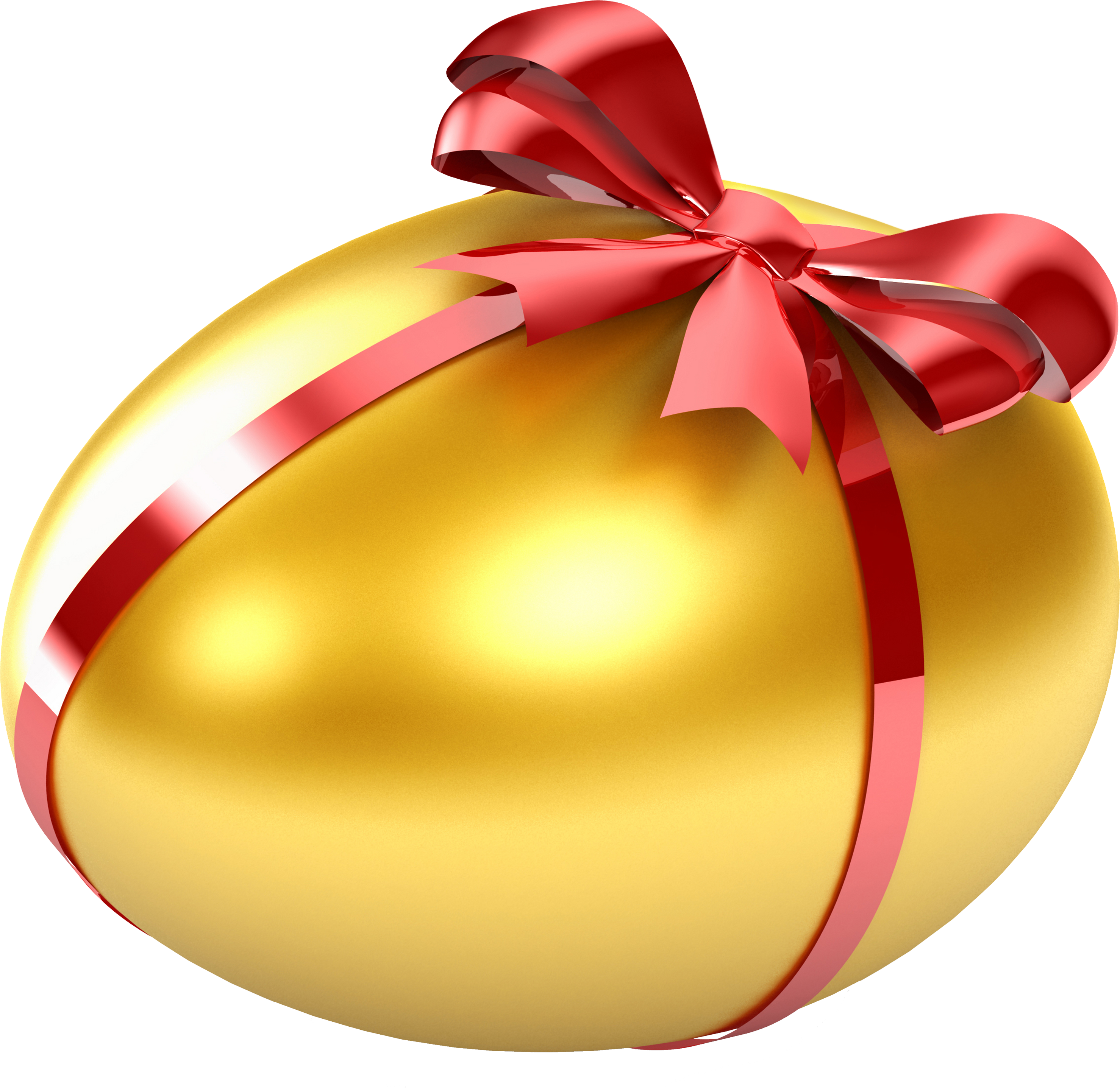 Gold Ribbon Png (2957x2875), Png Download