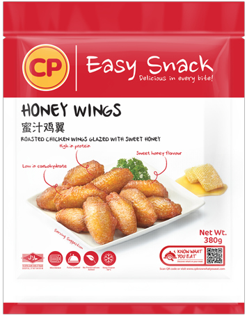 Cp Honey Wings - Cp Honey Wings 380g (591x466), Png Download