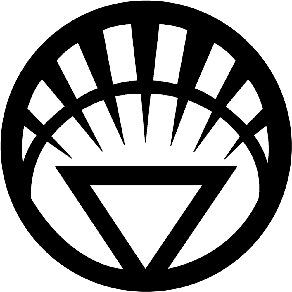 White Lantern Corps Symbol Fill By Mr Droy-d61ffiy - White Lantern Corps Logo (1024x1024), Png Download