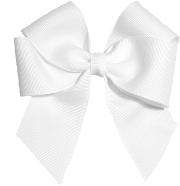Baby Love Bow Image - Free White Bow Vector (582x600), Png Download
