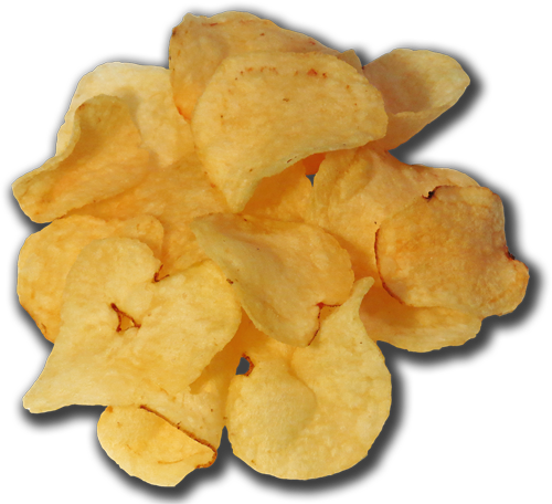 Potato Chips Png (500x456), Png Download
