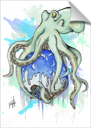 Trapped - Illustration (674x516), Png Download