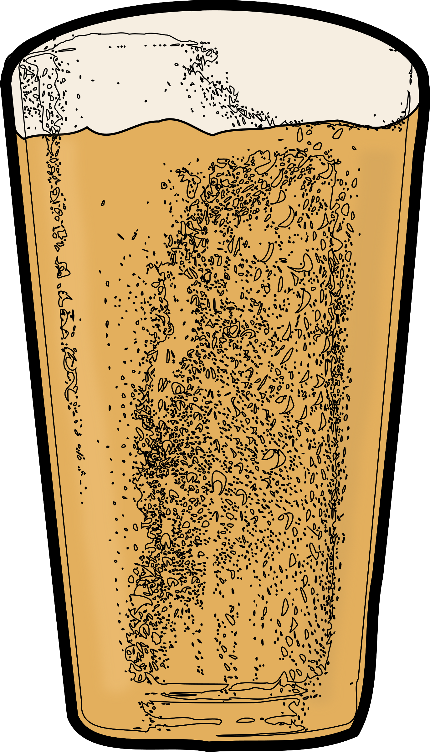 This Free Icons Png Design Of Pint Of Beer (1374x2400), Png Download