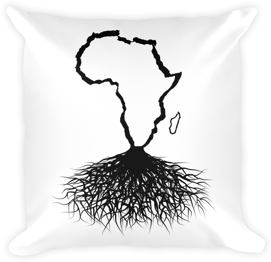 Africa Roots Pillow - Africa Roots (1000x1000), Png Download
