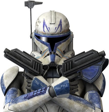 Best Free Stormtrooper In Png - Clones Star Wars Rex (430x441), Png Download