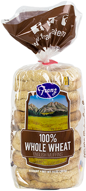 Whole Wheat English Muffins - Food (400x400), Png Download