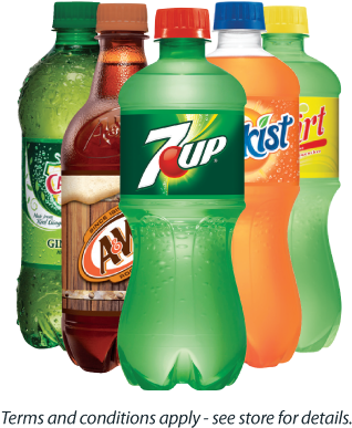 8822 8 Giant Web Sept Soda - 7up, 20 Fl Oz Bottle (350x435), Png Download