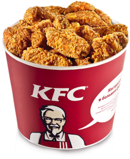 Download Kfc Chicken Wings Bucket Broasted Chicken Png Image With No Background Pngkey Com