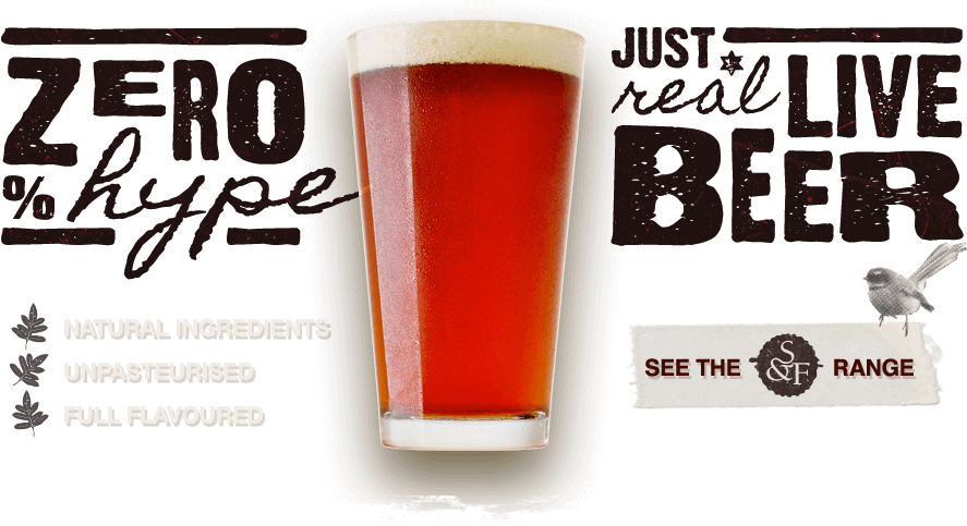 Natural Ingredients, Unpasteurised And Full Flavoured - New Zealand Craft Beer Ads (940x522), Png Download