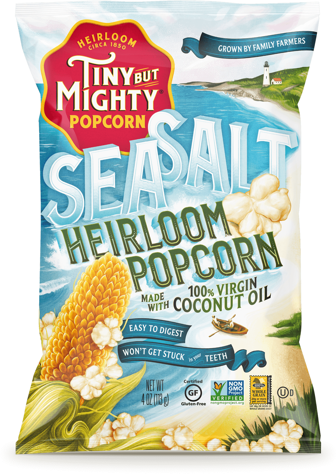 Product Rte Sea Salt - Popcorn Packaging (1500x1700), Png Download