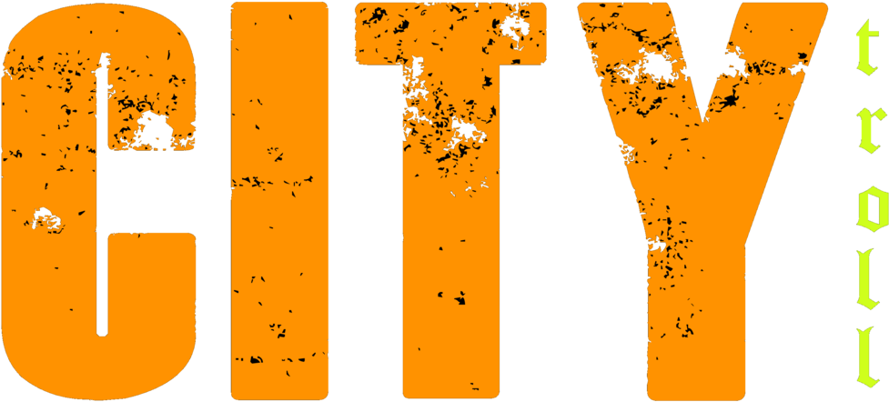 City Troll Orange (1000x454), Png Download