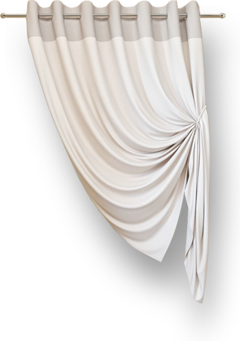 Transparent Curtain Png - Curtain (350x498), Png Download