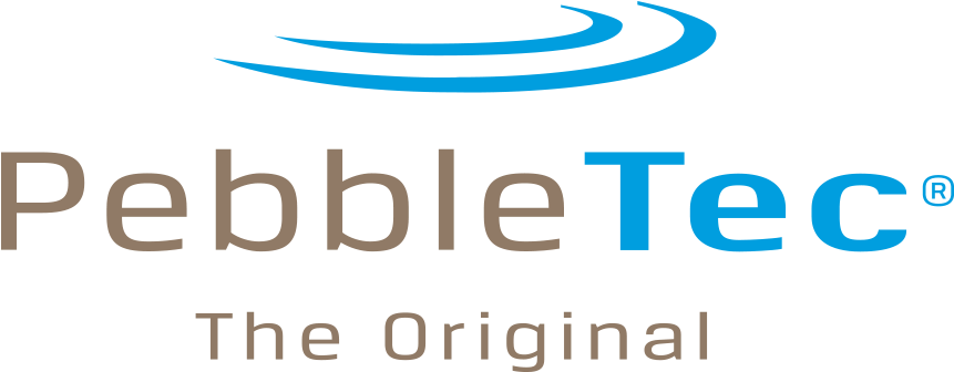 Pebbletec Pool Finishes - Pebble Tec Logo (1200x500), Png Download