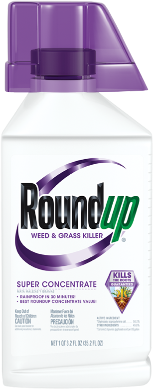 Roundup® Weed & Grass Killer Super Concentrate - Round Up Spray (330x800), Png Download