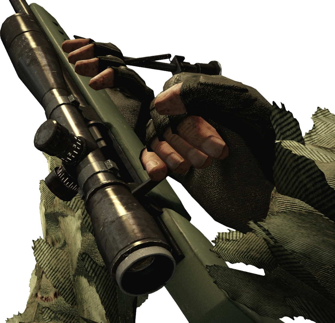 Bfbc2 Gol Bolt Cycling 1 - Quickscope Gif Png (1117x1080), Png Download