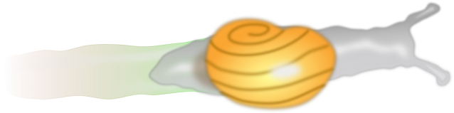 Snail, Shell, Trail, Moving, Slow, Slime - Snail (640x320), Png Download