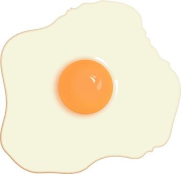 The Interestingly Nutritious Egg White - Eggs Omelette Vector Pnf (354x340), Png Download