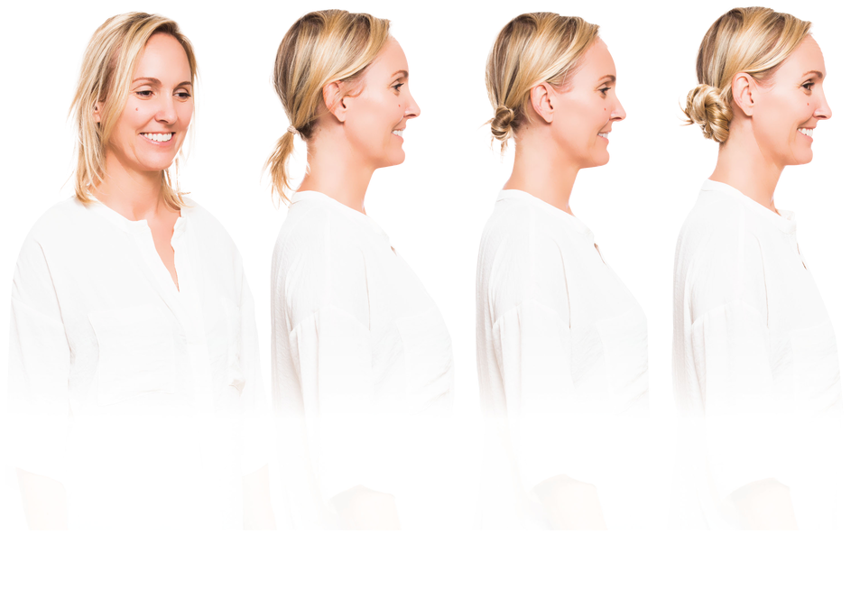 Easy Updo® Is A Patent Pending, Revolutionary New Hair - Updo (1035x800), Png Download
