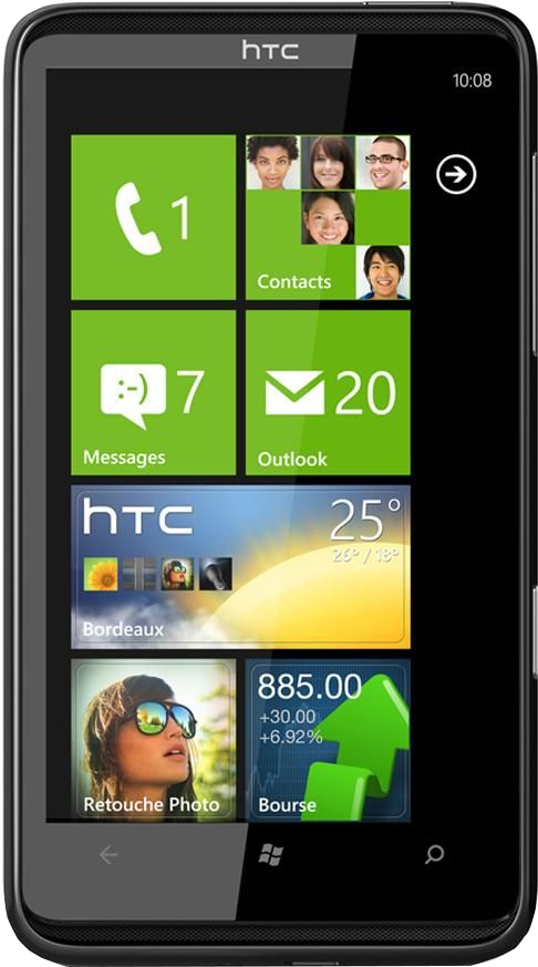 Mobile Description - - Htc Mozart (887x887), Png Download