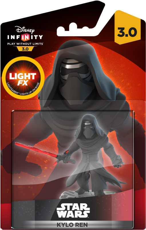 Kylo Ren Light Fx Figure - Disney Infinity 3.0 - Star Wars: Light Fx Kanan Jarrus (600x864), Png Download