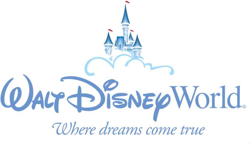 Svg Black And White Disney World Castle Clipart - Disney Theme Park Logo (850x485), Png Download