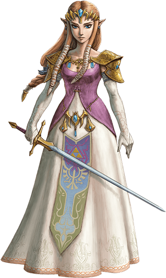 Triforce Of Wisdom - Princess Zelda Sword (580x555), Png Download