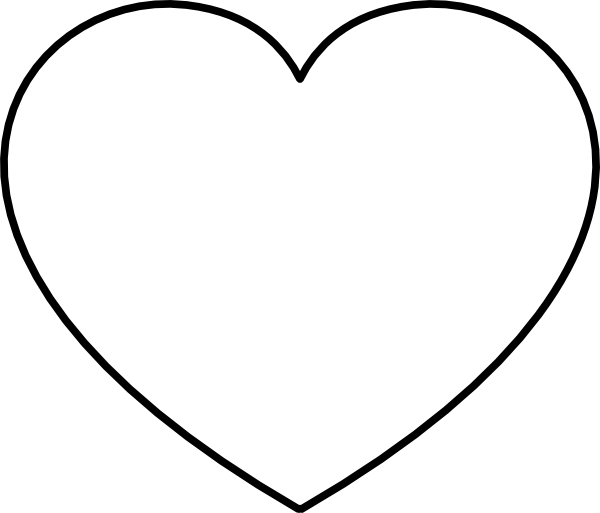White Heart No Background (600x513), Png Download