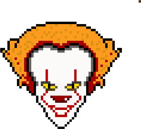 Pennywise - Pixel (790x740), Png Download