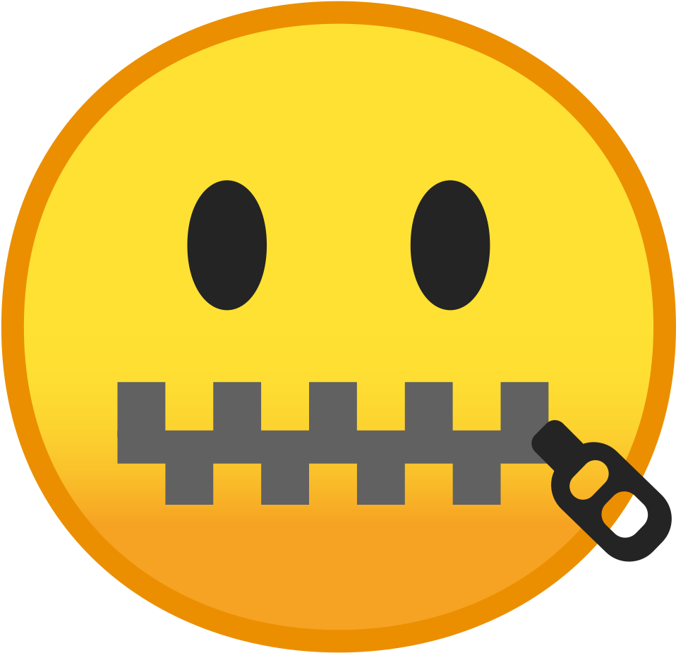 Download Svg Download Png - Emoji Cremallera (1024x1024), Png Download