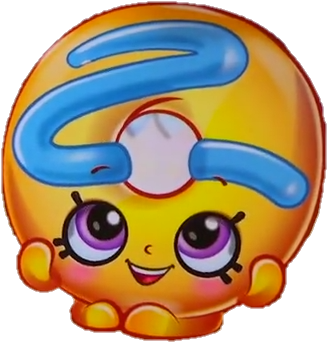 Dolly Donut - Shopkins Season 4 Dolly Donut (375x356), Png Download