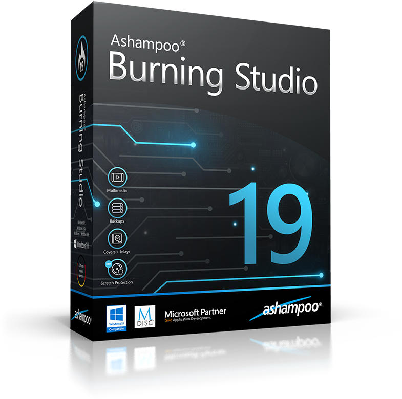 Ashampoo Burning Studio 19 Crack - Ashampoo Burning Studio 18 4810 (800x800), Png Download