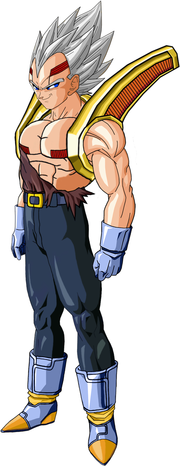 Super Baby Vegeta By D20watt On Deviantart - Dragon Ball Gt Vegeta Baby (900x1893), Png Download