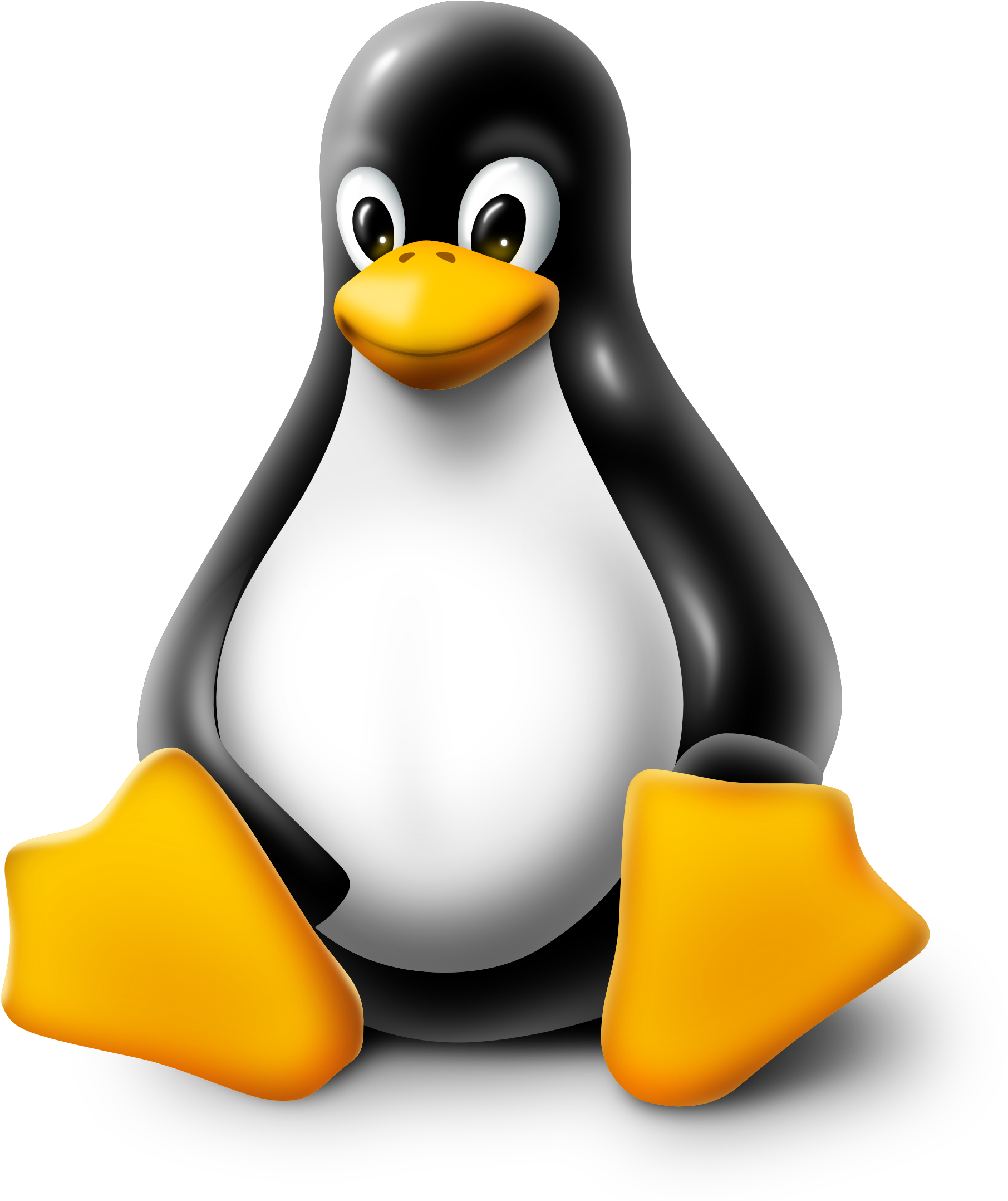 Tux Enhanced Penguin Linux Art 1979px 879 - Linux Operating System Png (1979x2186), Png Download