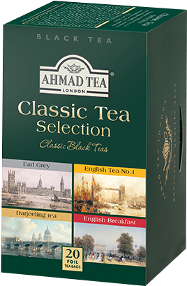 Classic Tea Selection - Ahmad Tea Black Tea (314x452), Png Download