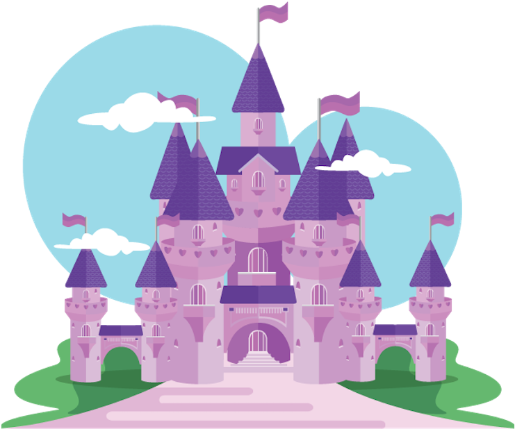 Black And White Stock For Free Download On Mbtskoudsalg - Princess Castle Transparent (820x820), Png Download