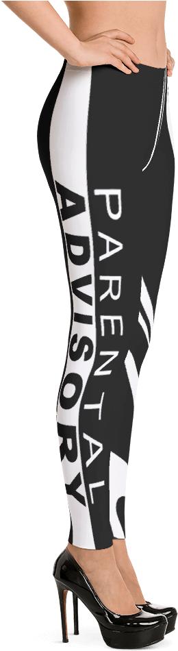 Parental Advisory Leggings - Sexy Leggings, Sexy Lingerie Leggings, Fishnet Leggings, (1000x1000), Png Download