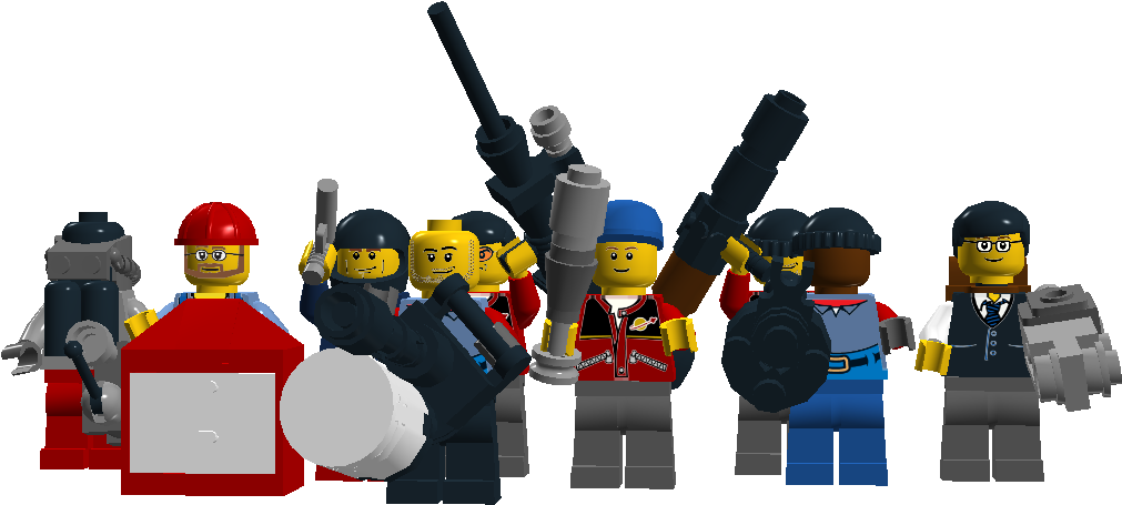 Lego Team Fortress - Lego Team Fortress Classic (1024x613), Png Download