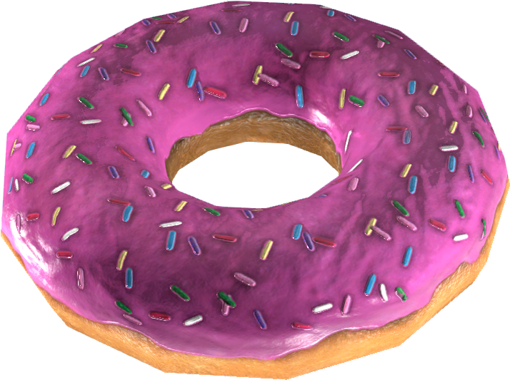 Download Fo4 Pink Sprinkle Donut Wiki PNG Image with No Background