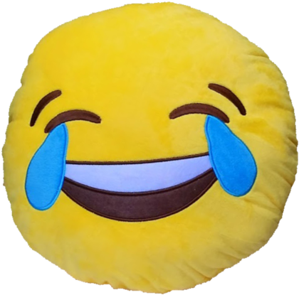 Download Heart Eyes Emoji Pillow - Laughing Crying Emoji Beanie PNG Image No Background PNGkey.com