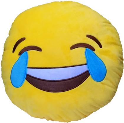 Heart Eyes Emoji Pillow - Laughing Crying Emoji Beanie (454x454), Png Download