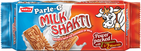 Parle G Milk Shakti Biscuit & Parle G Chhota Bheem - Parle G Milk Shakti (500x500), Png Download