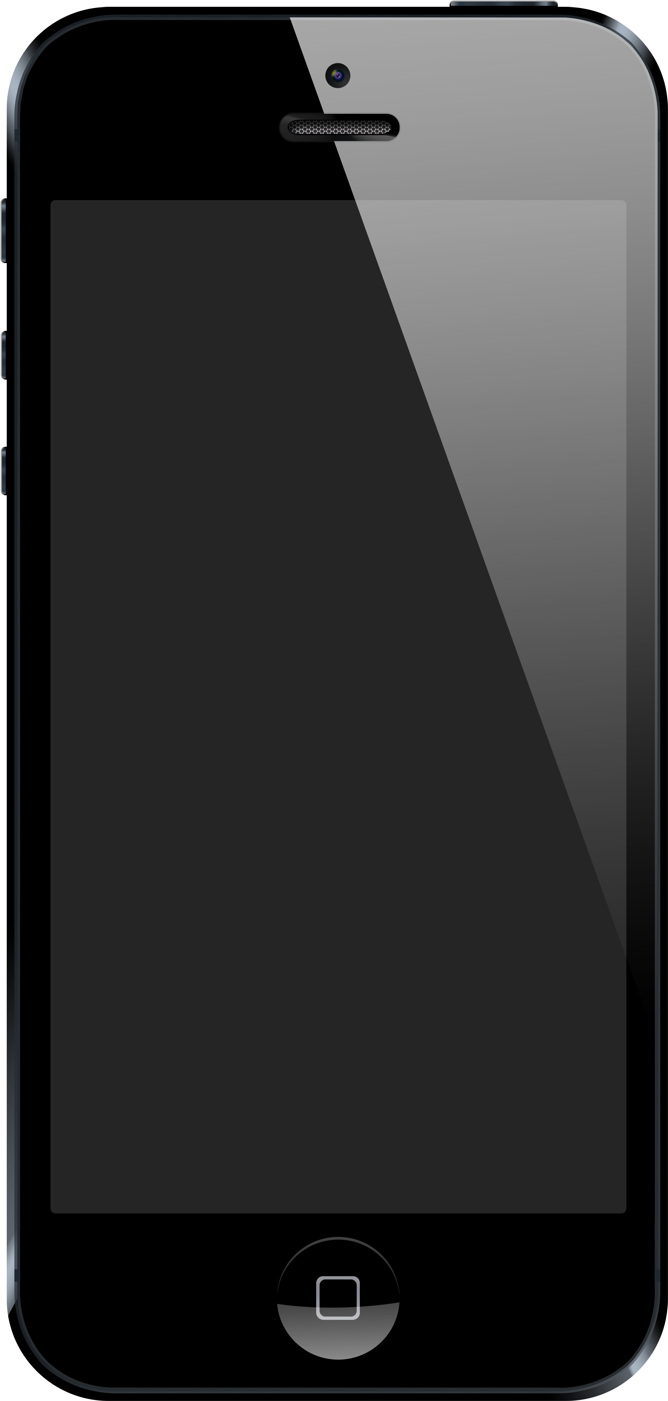 Free Icons Png - Iphone 4s Png (2500x4722), Png Download