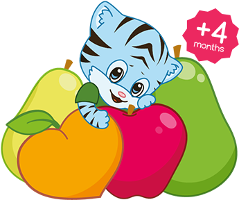 Apple, Pear And Peach - Asian Pear (387x318), Png Download