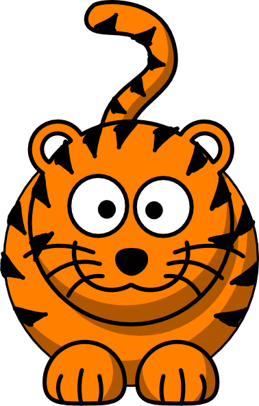 Cartoon Pictures Of A Tiger - Cartoon Dog With No Background (378x591), Png Download