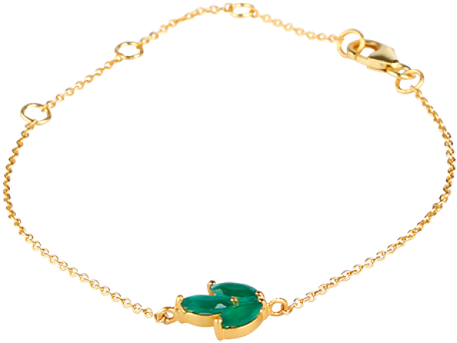 Green Pendant - Bracelet (500x500), Png Download