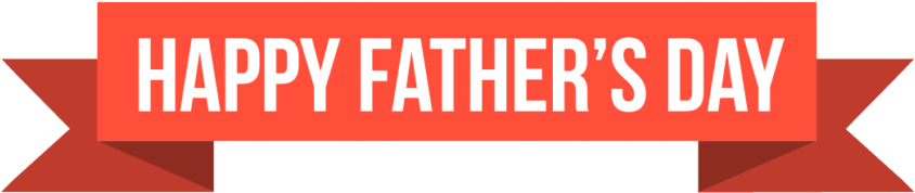 Fathers Day Png Banners Free - Happy Fathers Day Png (1024x354), Png Download
