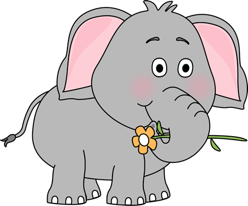 Elephant - Cute Elephant Clipart Transparent (500x416), Png Download