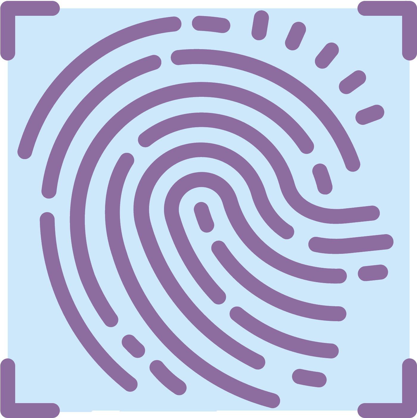 Linie Papilarne Icon - 45 Second Icon (1600x1600), Png Download